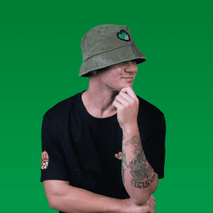 Lifted "Icon"-Bucket Hat-Dark Olive