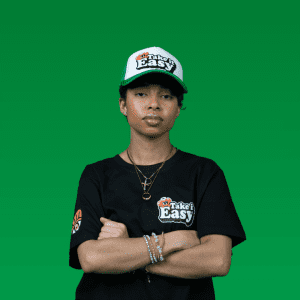 Take It Easy- Trucker Cap (Orange Heart)